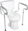 Toilet Safety Frame - 300 LB Wt. Capacity (Assembly Required) - Arms: Height & Width Adjustable
