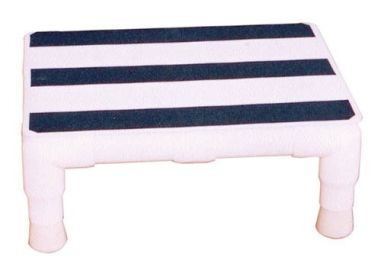 Step Stool  MRI  Single Step PVC 16" W x 12" D x 6.5" H - 200 LB WT Capacity