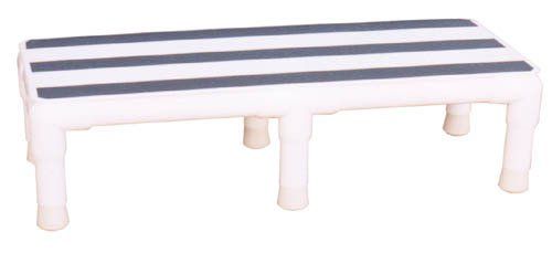 Step Stool  MRI  Single Step PVC 38" W x 12" D x 6.5" H - 200 LB WT Capacity