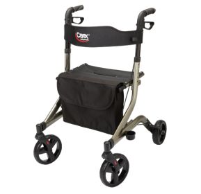 Crosstour Rolling Walker Rollator by Carex - 300 LB Wt Capacity