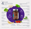 Brain Booster by CLAV - Brain Support Supplement for Memory & Focus | Lions Mane Bacopa Monnieri Ginkgo Brain Vitamins & Memory Pills 60 Capsules