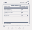 CLAV Blood Sugar Support - Cinnamon Extract Bitter Melon Capsules with Zinc & Chromium Vegan 60 Count