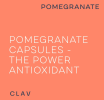 CLAV Pomegranate Extract 1000mg Daily Dose 40% Ellagic Acid Vegan Pomegranate Supplement Heart & Joint Support 60 Capsules Made in Germany