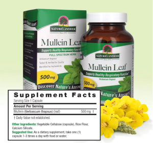 Nature's Answer Mullein Leaf Dietary Supplement - 1 Each - 90 Sgel