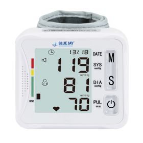 Wrist Blood Pressure Unit with Case  Blue Jay Brand