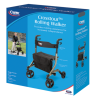 Crosstour Rolling Walker Rollator by Carex - 300 LB Wt Capacity