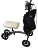 Knee Scooter - Well Dressed with Carry Bag and Beverage Holder, Height Adjustable