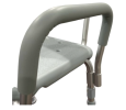 Bathroom Perfect Shower Chair with Back & Padded Arms Case/2 - 300 LB Capacity