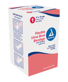 Flexible Unna Paste Foot Bandage 3" X 10" w/Calamine