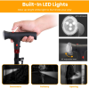 Adjustable Walking Cane w/LED Flashing Light, SOS Warning Tone. Pivoting Quad Base. 352 LB Wt Capacity