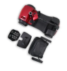 METRO - Four wheel Compact Travel Mobility Scooter with 300W Motor for Adult - 300 LB WT Capacity, RED