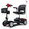 METRO - MAX SPORT, RED, 4 Wheel Outdoor Compact Mobility Scooter - 300 LB WT Capacity