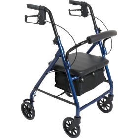 Rollator, Junior, Aluminum 6" Wheels, Blue