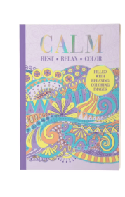 Calm Advanced Coloring Book, by CrownJewlz, (Paperback)