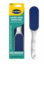 Dr. Scholl's Hard Skin Remover Nano Glass Foot File Callus Remover, 1 Count