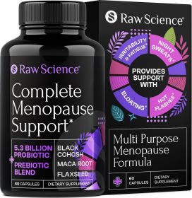 Raw Science Menopause Support Supplement | Probiotic