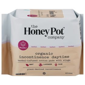 The Honey Pot - Pad Incontinence Day Herbal - 1 Each-16 Ct
