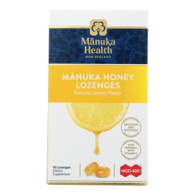 Manuka Health - Lozenges Honey MGO 400+ Lemon - 1 Each -15 Count