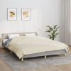 Weighted Blanket Light Cream 78.7"x78.7" 28.7 lb Fabric