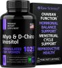 Raw Science Myo Inositol D Chiro Inositol Fertility Supplements for Women Ovarian Support Vitamins Preconception PCOS Supplements