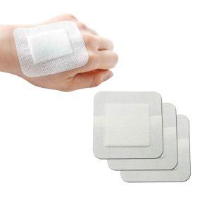 Island Dressing. Case of 100 Adhesive Dressings 6" x 6" for Wound Protection. Sterile dressings with Non-Adherent Island pad. Single use & Latex-