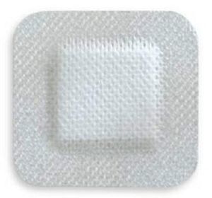 Case of 120 Island Dressings. Adhesive Dressings 4" x 4" for Wound Protection. Non-Sterile NonWoven Gauze Dressings with Non-Adherent Island Pad.