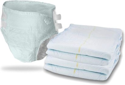 Adult Briefs Pack of 18 Adult Diaper Briefs Large Size 45 – 58 Premium Quality Adult Incontinence Care for Men; Women Unisex Sanitary Hygiene Heavy Ab