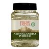 Pride of India – Natural Ashwagandha Root Ground – Health Benefits – Energy Level/Body Functions – No Gluten/ Additives – Easy To Store – 8 oz