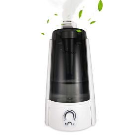 Humidifiers for Bedroom Quiet Ultrasonic Cool Mist Humidifier 5L with Auto Shut-Off Adjustable Mist Output Double 360°Nozzle Negative Ion,Less Than 30