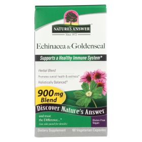 Echinacea And Goldenseal Root - Nature's Answer -  60 Vegetarian Capsules
