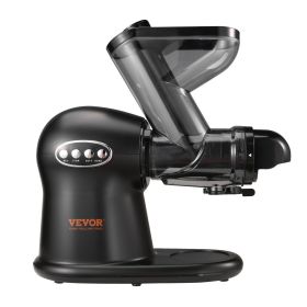 VEVOR Slow Masticating Juicer, 2-Speed Mode Cold Press Juicer Machine with Reverse Function, Quiet Motor Slow Juicer, Juice Extractor Maker Easy to Cl