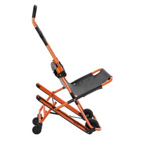 VEVOR Manual Stair Chair, 350 lbs Load Capacity, Foldable Emergency Stair Wheelchair with 4 Wheels