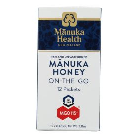 Manuka Health - Honey Manuka On the Go - MGO 115+ Each - 12 Ct