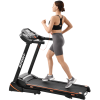330LBS Folding Electric Treadmill Aerobic Training 14.8KM/h Running Fitness LCD Display 5in 3.5HP motor