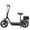WHOSU 750W Electric Scooter with Seat for Adults - 25 MPH, 29 Mile Range, 14" Pneumatic Tires - Supports riders up to 330 LBs.