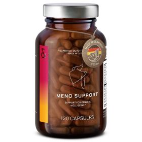 CLAV Meno Balance Menopause Support with Wild yam Root Red Clover Siberian Rhubarb Hot Flash Relief Mood Swings & Muti Symptom Support 120 Capsules