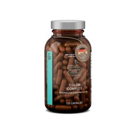 CLAV Psyllium Husks Capsules 2200mg Soluble Fiber Supplement per Serving 120 Vegan Capsules Made in Ger