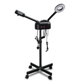 2 in 1 Facial Steamer with 3X Magnifying Lamp, Esthetician Steamer Professional Aromatherapy Humidifier Face Spa Mist Steam for Personal Skin Care
