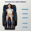 Full Body Massage Chair, Zero Gravity Mode, Deep Tissue Massage Chair, Foot Massage, 8 Fixed Massage Roller, LCD Touch Screen, Waist Heater, Blue