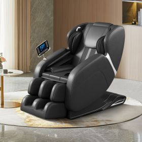 Full Body Massage Chair, Zero Gravity Mode, Deep Tissue Massage Chair, Foot Massage, 8 Fixed Massage Roller, LCD Touch Screen, Waist Heater, Blue