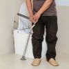 VEVOR Toilet Safety Rail, Bathroom Toilet Seat Frame, Adjustable Width & Height Fit Most Toilets, Supports 300lbs