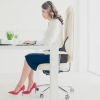 Lumbar Support Pillow For Office Chair Car Seat Home Dining Chair Soft Memory Foam Back Support Cushion With Vibration Washable Cover Elastic Str