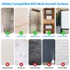 2Pcs Shower Grab Bars with Powerful Suction Cups 21.7in Long Waterproof Rustproof Bathroom Stool Bathtub Handicap