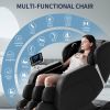Full Body Massage Chair, Zero Gravity Mode, Deep Tissue Massage Chair, Foot Massage, 8 Fixed Massage Roller, LCD Touch Screen, Waist Heater, Blue