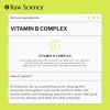 Vitamin B Complex Liquid Supplement by Raw Science - Vitamins B3 B6 B9 Folic Acid for Optimal Health Hair Skin Nails Support Vegan Super B Complex