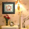 Cute Love Tree DIY Cross Stitch Stamped Kits Pre-Printed 11CT Embroidery Kits Wall Decor, 11 inch