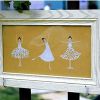 Lovely Ballet Girls DIY Cross-Stitch 11 CT Embroidery Kits Art Craft(14.9*7.8'')