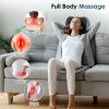 Shiatsu Neck Back Massager With Heat Full Body 3D Kneading Massage Chair Pad Multifunctional Massage Pad for Home Car Driver Seat