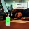 Ultrasonic Cool Mist Humidifier Mini Aroma Essential Oil Diffuser with Colorful Lights 4 Timer Settings