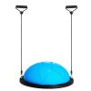VEVOR Half Exercise Ball Trainer, 23 inch Balance Ball Trainer, 660 lbs Capacity Stability Ball, Yoga Ball with Resistance Bands and Pump